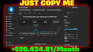 I Make Over $20,434.81/Month With This Faceless Channel (Just Copy Me)