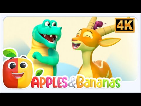 Letter A Song, Down in the Meadow, Animated Story for Kids