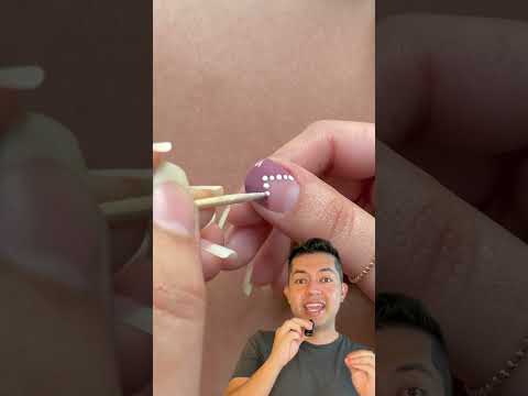 Truco para realizar un diseño de uñas único.