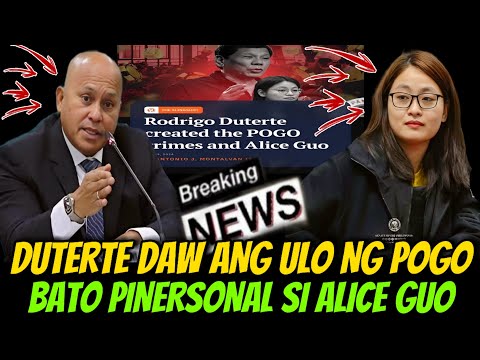 DUTERTE DAW ANG ULO NG POGO BATO NIREKTA NA SI ALICE GUO❗️