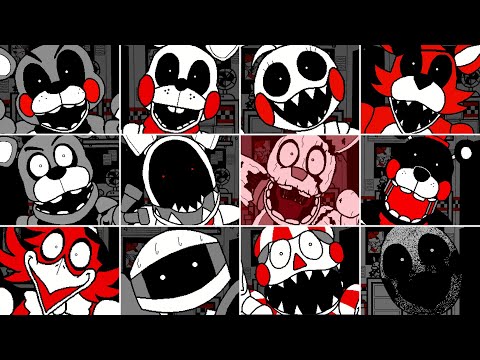 Five Nights at Frickbear's 2 - All Jumpscares & Voice Lines
