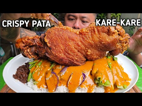 CRISPY PATA KARE-KARE | OUTDOOR COOKING | MUKBANG PHILIPPINES