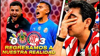 CHIVAS VUELVE A PERDER Y REGRESA A SU REALIDAD (CHIVAS 0-3 TOLUCA) - IVANSFULL