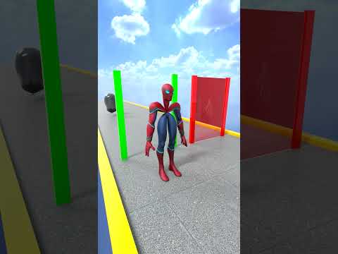 Help Build a Queen Run Challenge With Cute Spiderman #gta #shorts