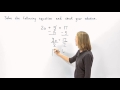 Solving Linear Equations