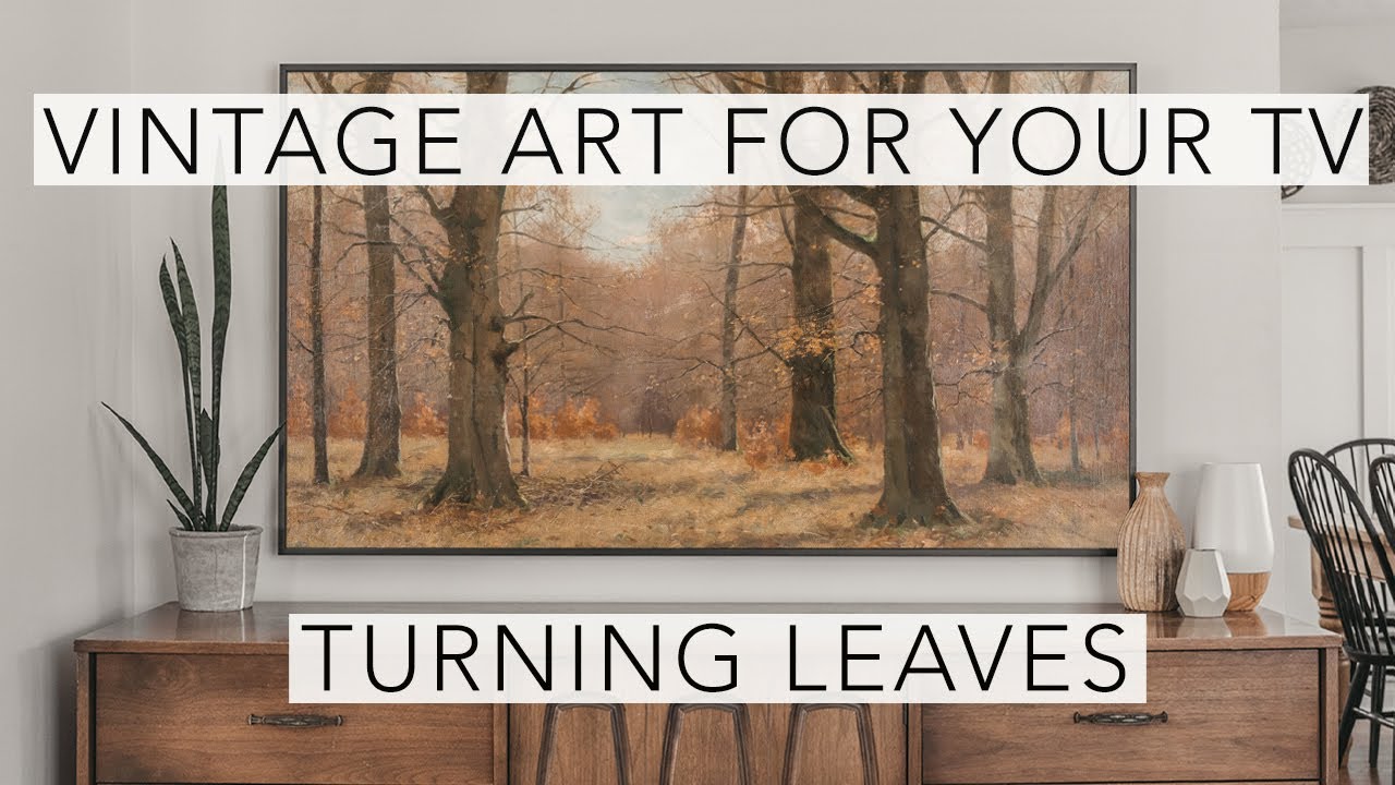 Turning Leaves | Turn Your TV Into Art | Vintage Art Collection For Your TV | 1Hr of 4K HD Paintings