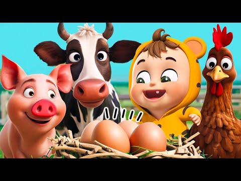 Animal Eggs Found in Gardern | Old MacDonald Had A Farm 2 | Nursery Rhymes & Kids Songs  cocomelon