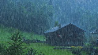 32M VIEWS | Rain Sounds for Sleeping | Sound of Heavy Rain & Thunder in the Misty Forest At Night