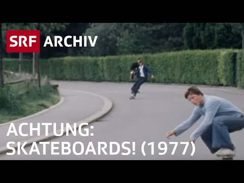 Skateboard-Gefahr (1977) | Rollbrett fahren in den 1970er Jahren | SRF Archiv