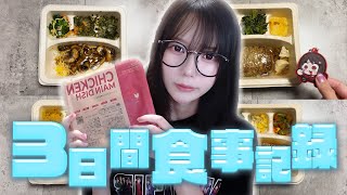 3日間の食事記録を追う