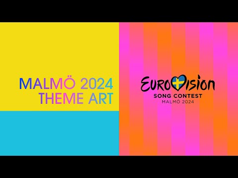 ‘The Eurovision Lights’ - Malm&#246; 2024 theme art | #UnitedByMusic