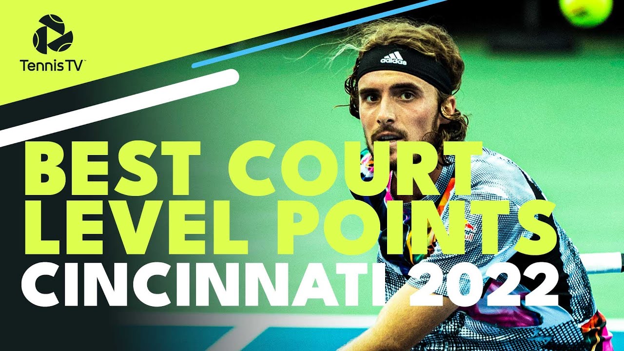 Best Court-Level Tennis Points 😍 | Cincinnati 2022￼