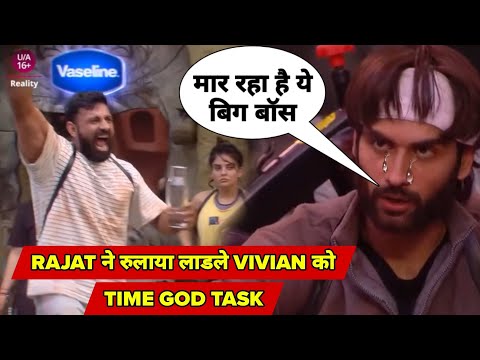 Vivian Dsena crying After losing Time God Task, Rajat dalal beat Vivian and Avinash Bigg Boss 18