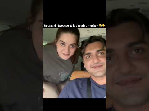 Minal's funny moments With husband 💯😂 #funny #trending #minalkhan #cute
