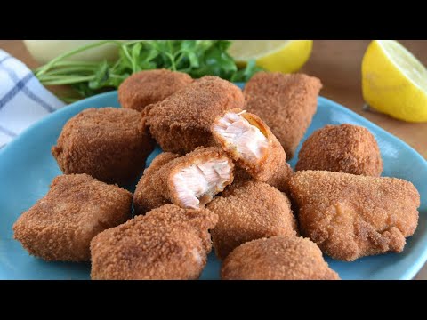 ❤️ Nuggets de salmón muy fáciles SE PREPARAN EN UN MOMENTO Y ESTÁN BUENÍSIMOS