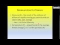 Gas Laws and Kinetic Theory