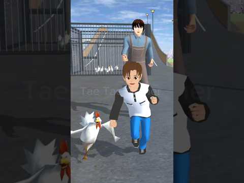 Yuta akhirnya mengambil ayam itu?#shorts #sakuraschoolsimulator #shortvideo #viral