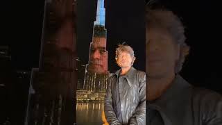 #ShahRukhKhan𓀠  At Burj Khalifa , Dubai#Pathaan #burjkhalifa #shorts #youtubeshorts #viral  #shorts
