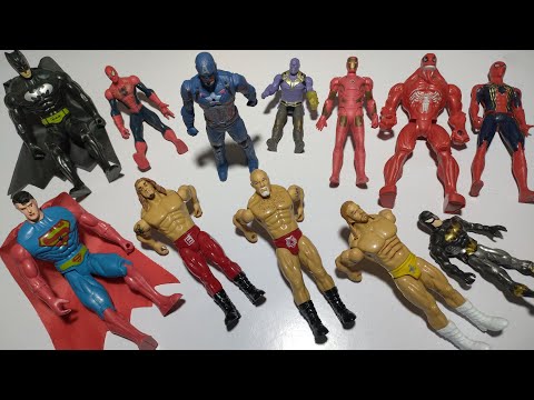 Marvel Superhero Showdown, Spiderman, Thanos, Ironman, Captain America Vs Hulk, VENOM, BATMAN T-REX