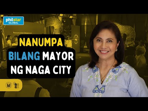 Dating Vice President Leni Robredo nanumpa bilang Mayor ng Naga City