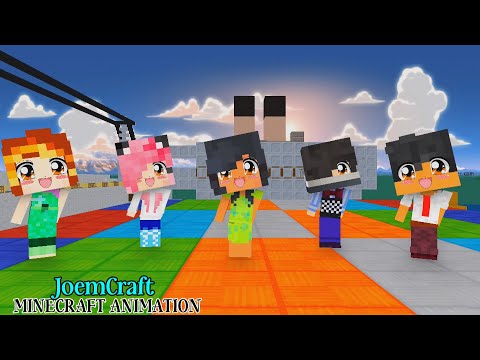 EMOTION FAMILY | APHMAU INSIDE OUT 2 | DUN DUN DANCE | SUPER IDOL DANCE - Minecraft Animation