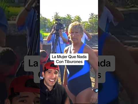 La Mujer Que Nada Con Tiburones #viral #natacion #fitness