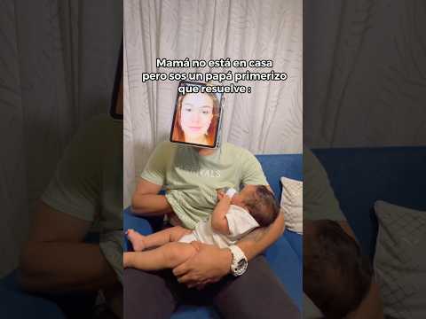 Mamá no está en casa pero sos un papá que resuelve #papáprimerizo #humor