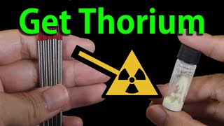 Extracting Thorium Dioxide from Thoriated Tungsten Rods
