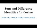 Cosine Functions and Identities