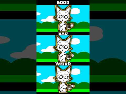WENDA GOOD X BAD X WEIRD😈😍SPRUNKI ANIMATION❤️😗PERFECT OUTLINE😎#wenda #sprunki #incredibox #outline