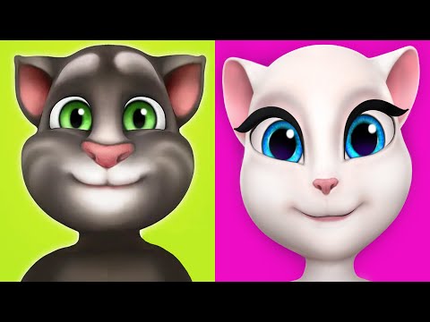 My Talking Tom vs My Talking Angela Tom loves angela Gameplay 2025 Ep4256