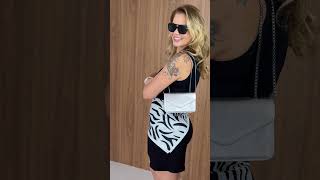Vídeo adicional 7 do item Saia-shorts Stella de Viscose - Preto - Conforto e Estilo