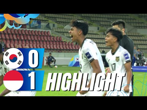 FULL HIGHLIGHT! KOREA SELATAN (0) VS (1) INDONESIA | AFC U17 ASIAN CUP SAUDI ARABIA 2025