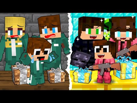 RODZINNA BITWA SQUID GAME SmileSlow vs Sebek w  Minecraft!