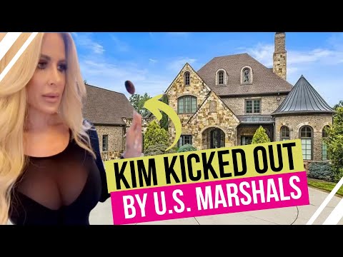 BROKE Atlanta Housewife KICKED OUT of Mansion by U.S. Marshals | A Kim Zolciak Case Study