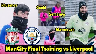 Semenyo, Guehi, Khusanov, Nico & Marmoush SHINE in ManCity Final Training ahead Liverpool 