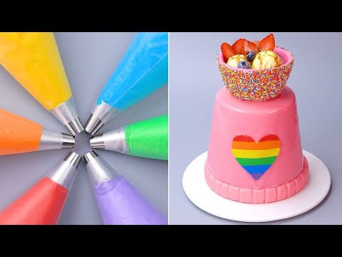 Best Tasty Colorful Cake Decorating Tutorials | Best Satisfying Pink Cake Decorating Ideas