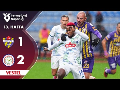 Vestel | Eyüpspor (1-2) Çaykur Rizespor - Highlights/Özet | Trendyol Süper Lig - 2024/25