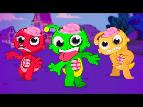 New! Learn the colors at Halloween night with Groovy The Martian and zombies, witches and ghosts!