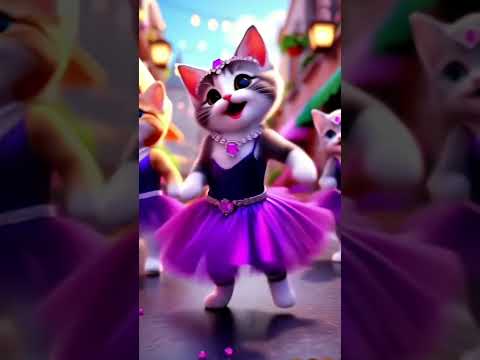 Crazy cat and kitten funny dance 🐈🐾,#shorts #catdance #kittendance #dance #catvideos #kittydance