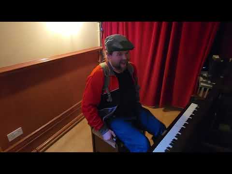 Spencer Plays A Pedal-Powered Piano at St. Fagans in Cardiff!