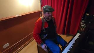 Spencer Plays A Pedal-Powered Piano at St. Fagans in Cardiff!