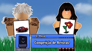 FIZEMOS UMA COMPETIÇÃO DE DESENHOS NO ROBLOX!!