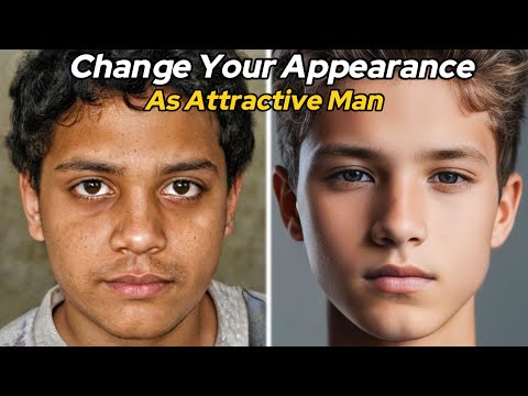 Change Face Appearance As Attractive Man.