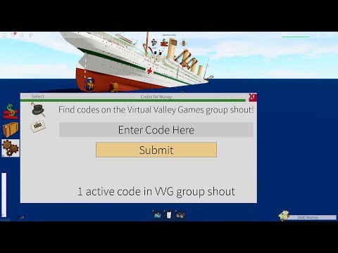 Roblox Britannic Codes 07 2021 - codes for roblox titanic