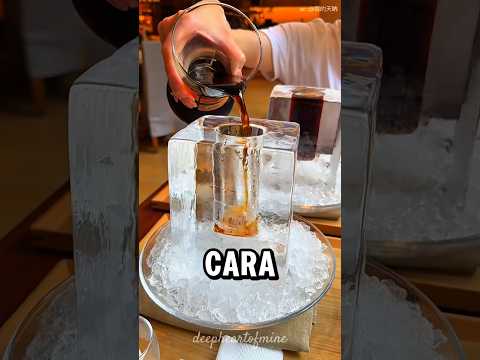 Bukan Gelas, Ini Es Batu Raksasa Isi Kopi! |#shorts #viralvideo #kopi