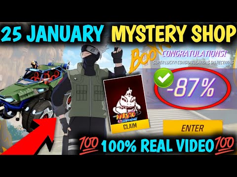 25 JANUARY NEW EVENT MYSTERY SHOP FREE FIRE | FREE FIRE NEW EVENT MYSTERY SHOP KAB AAYEGA MYSTERY FF