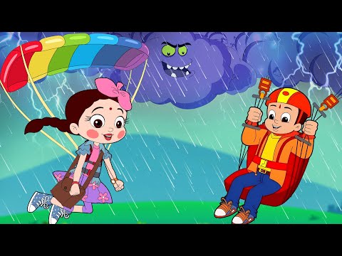 Chutki - Scary Monster Cloud | Monsoon Adventure for Kids | Rain Video for Kids