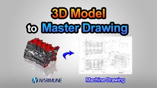 3D model to Master Drawing by NX