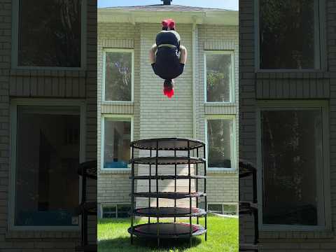 How many trampolines can I backflip on?! 🤯